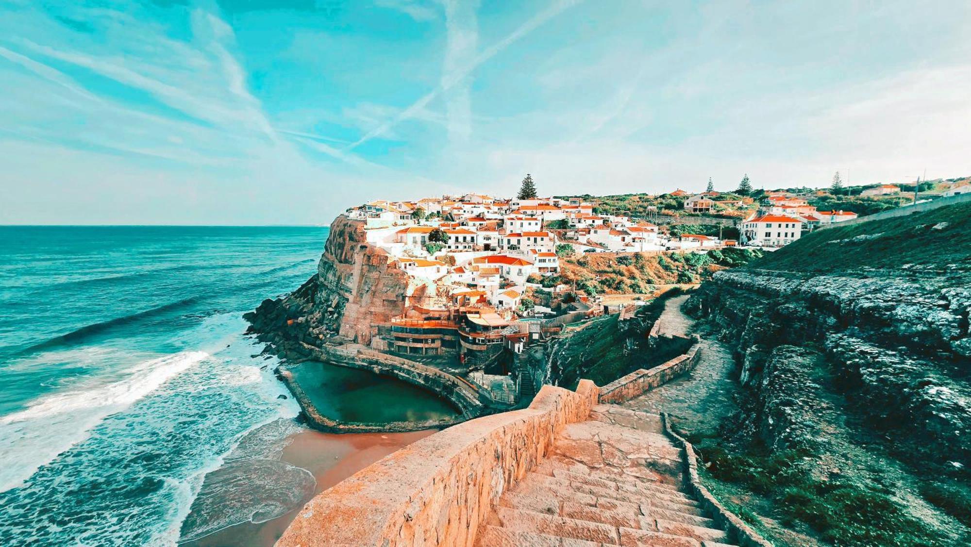 סינטרה Um Lugar Ao Sol Beach House Azenhas Do Mar מראה חיצוני תמונה
